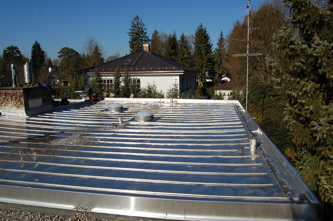 Edelstahldach RS 22-ES Rostfrei Flachdach