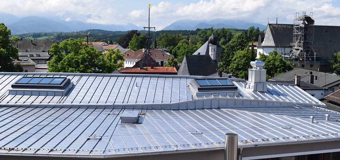 Edelstahldach RS 50-PS Profilbahn