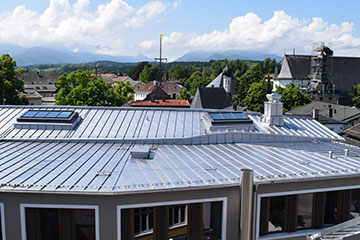 Edelstahldach RS 50-PS Profilbahn