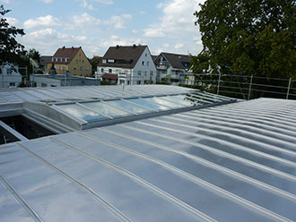 Edelstahldach RS 50-PS Profilbahn