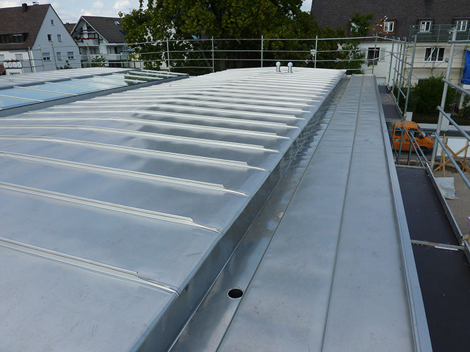 Edelstahldach RS 50-PS Profilbahn